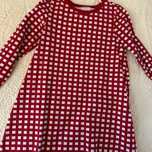 Hanna Andersson Red and White Checkered Kids Dress
